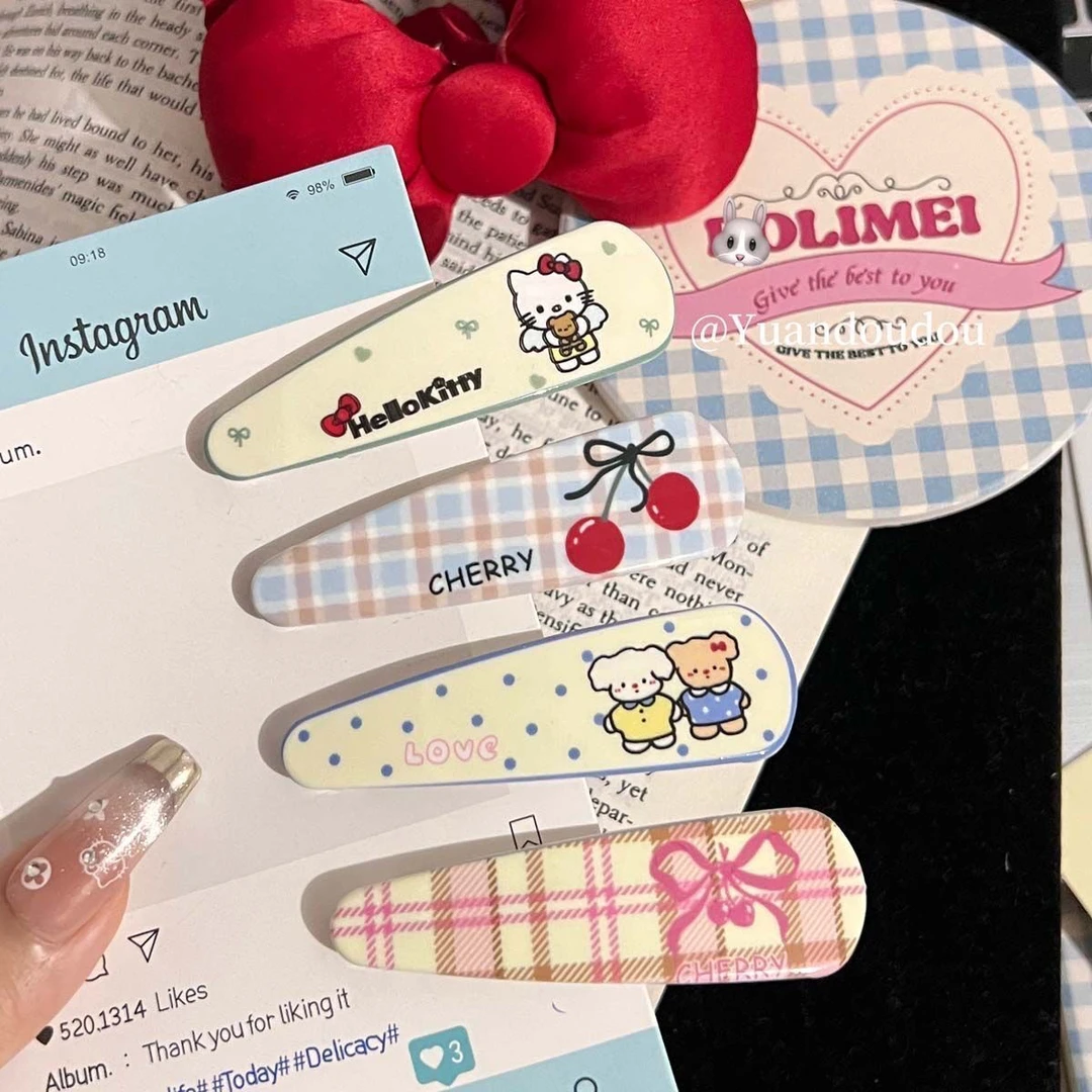 【掰掰夹30件套】少女心ins韩版发夹甜美侧边刘海夹百搭小清新发饰