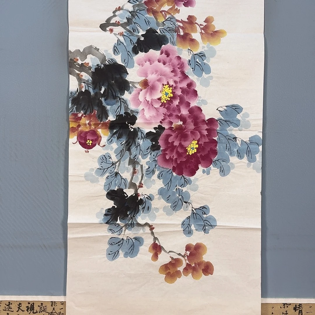 国画349 牡丹一如您的脸颊