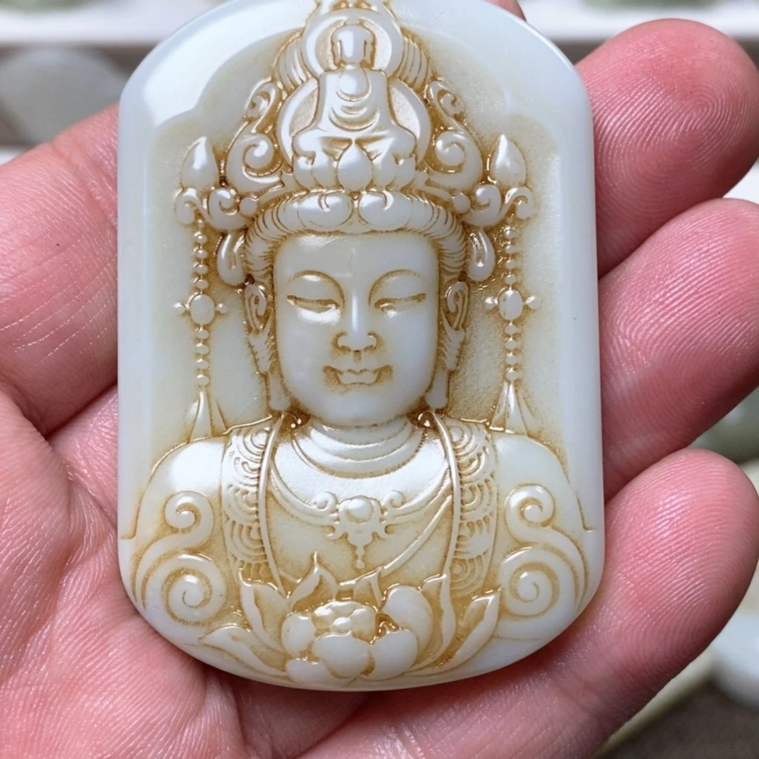 和田玉颈饰未镶嵌闲***涯