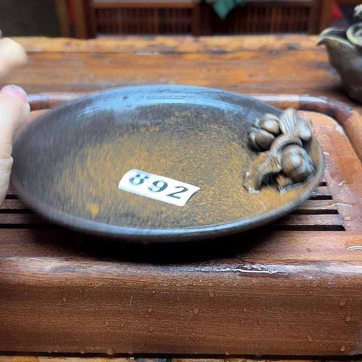 纯手工制作粗陶茶具