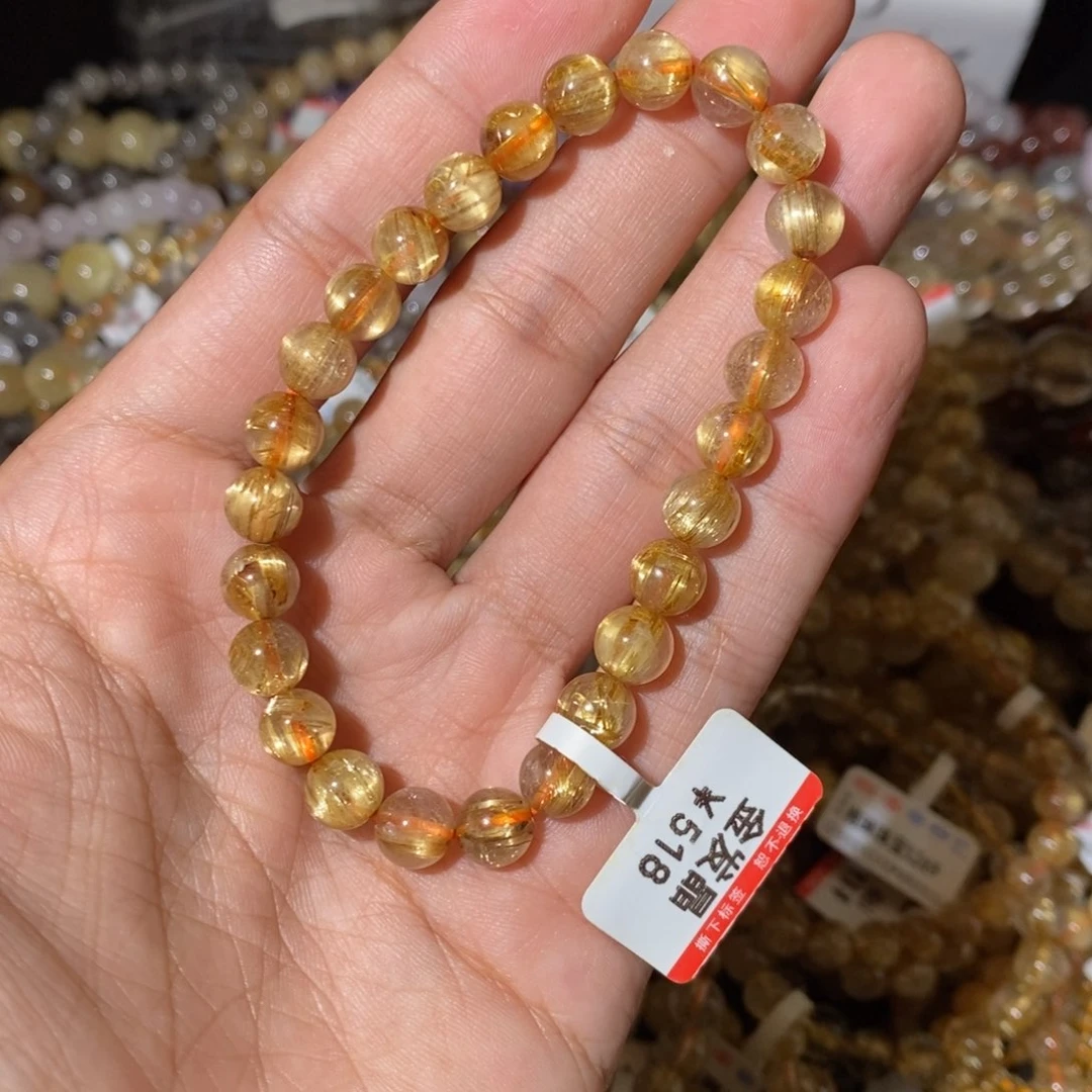 水晶手链未镶嵌j****_我