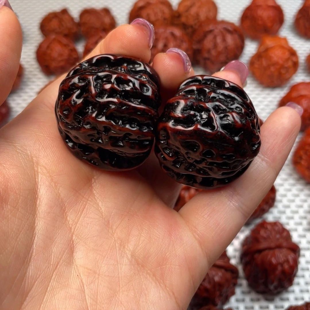 桃核吊坠文玩核桃 手把件 地闷 37