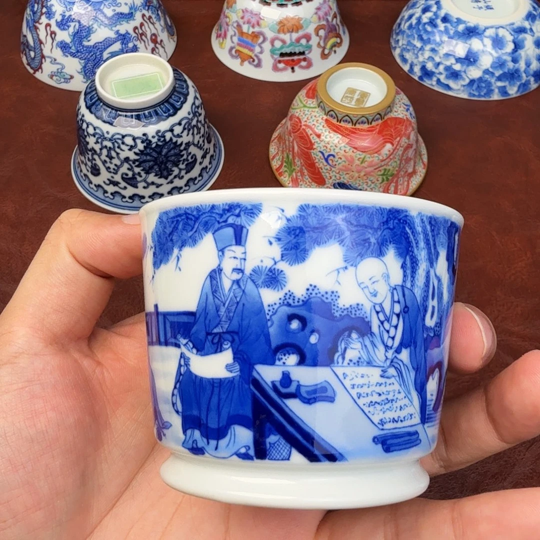 人***老现代景德镇全手工全手绘陶瓷