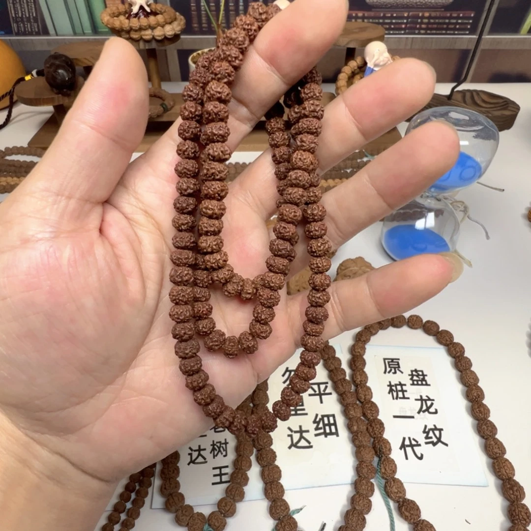 手串金刚菩提回血金刚菩提子树魔小金刚长串7mm已盘红