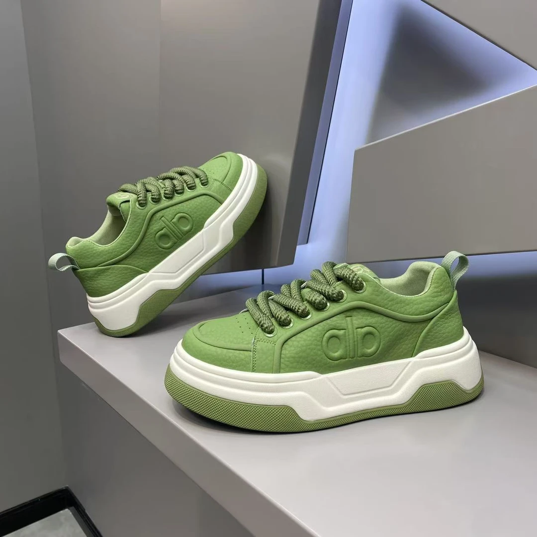 【皮鞋码】早秋新款皮面经典系带厚底舒适男士时尚休闲潮鞋洋气bjd