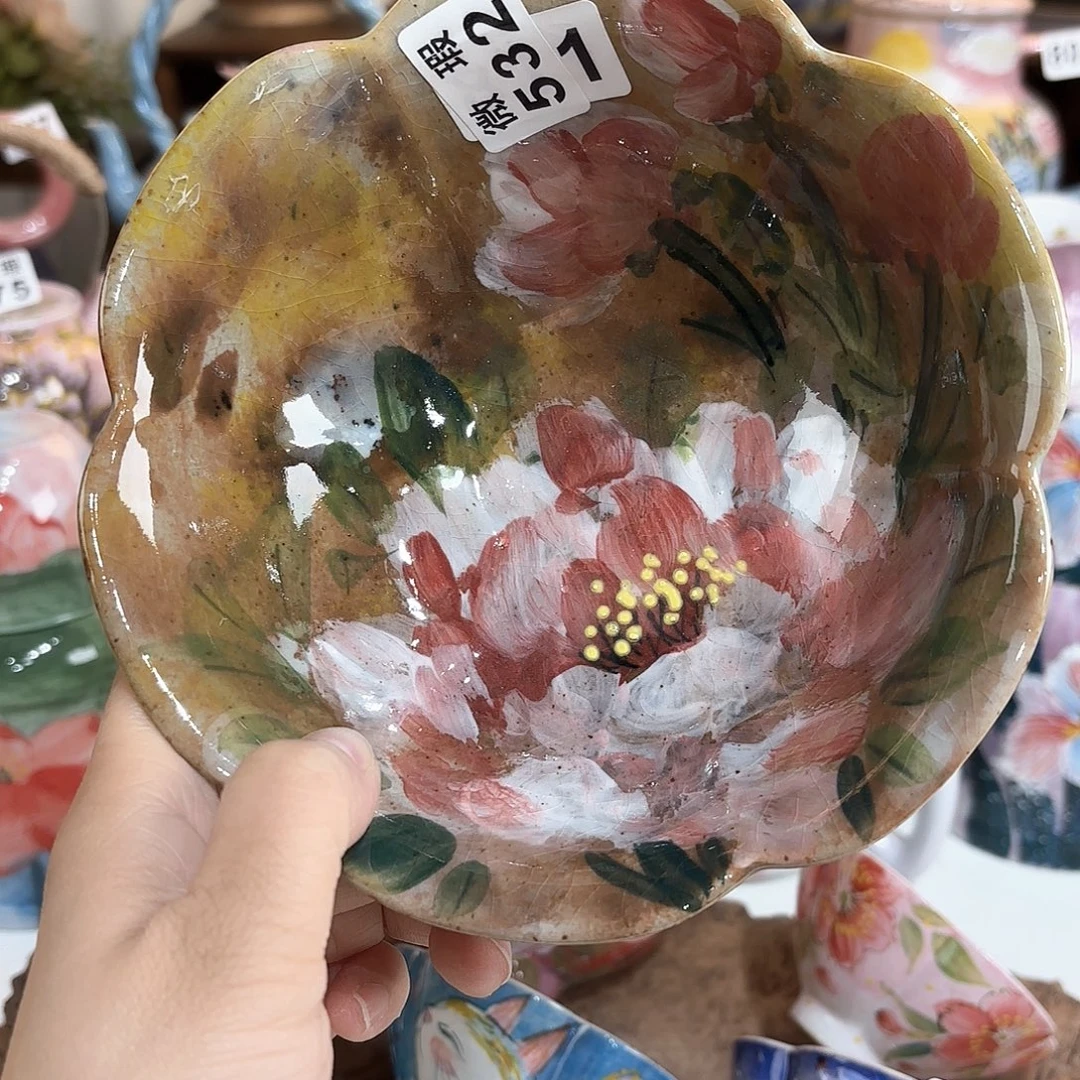 景德镇手绘高温釉下彩陶瓷茶具