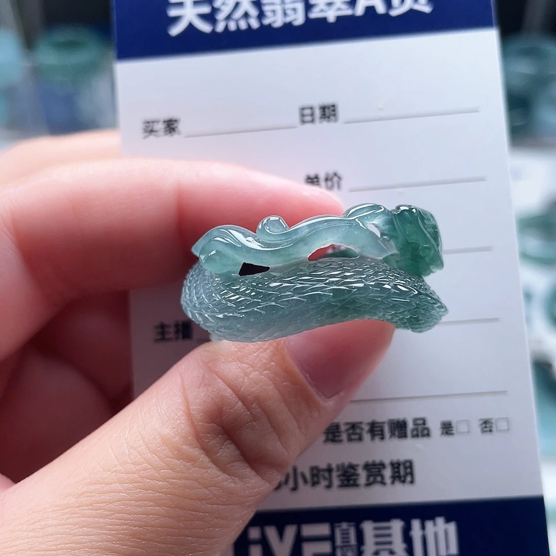 未镶嵌戒指翡翠渔*翡翠