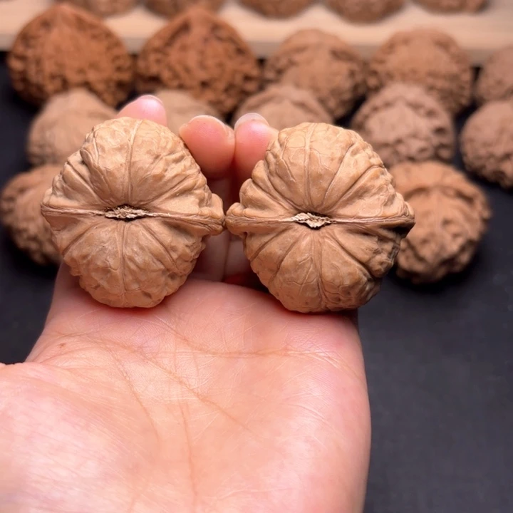 饭***蛋把件文玩核桃40南瓜