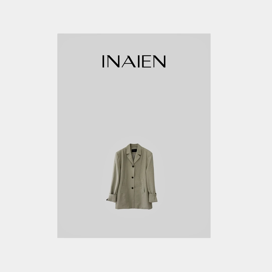 【INAIEN】线上款“松弛美学” 工装西装外套 P8339 (清仓)
