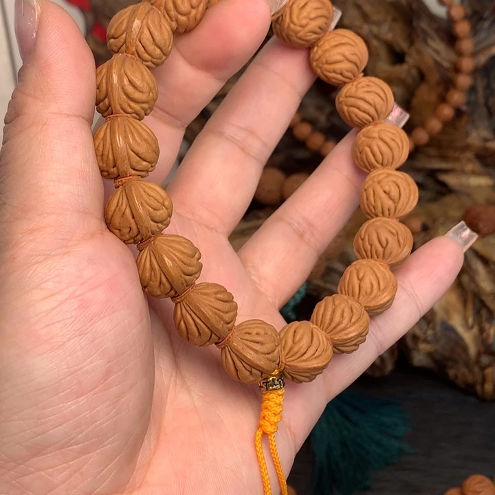 桃核吊坠15祥云手持