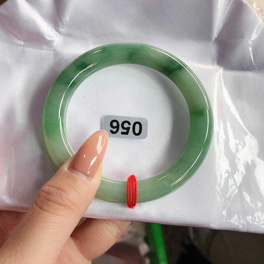 未镶嵌手镯翡翠54圈口 056