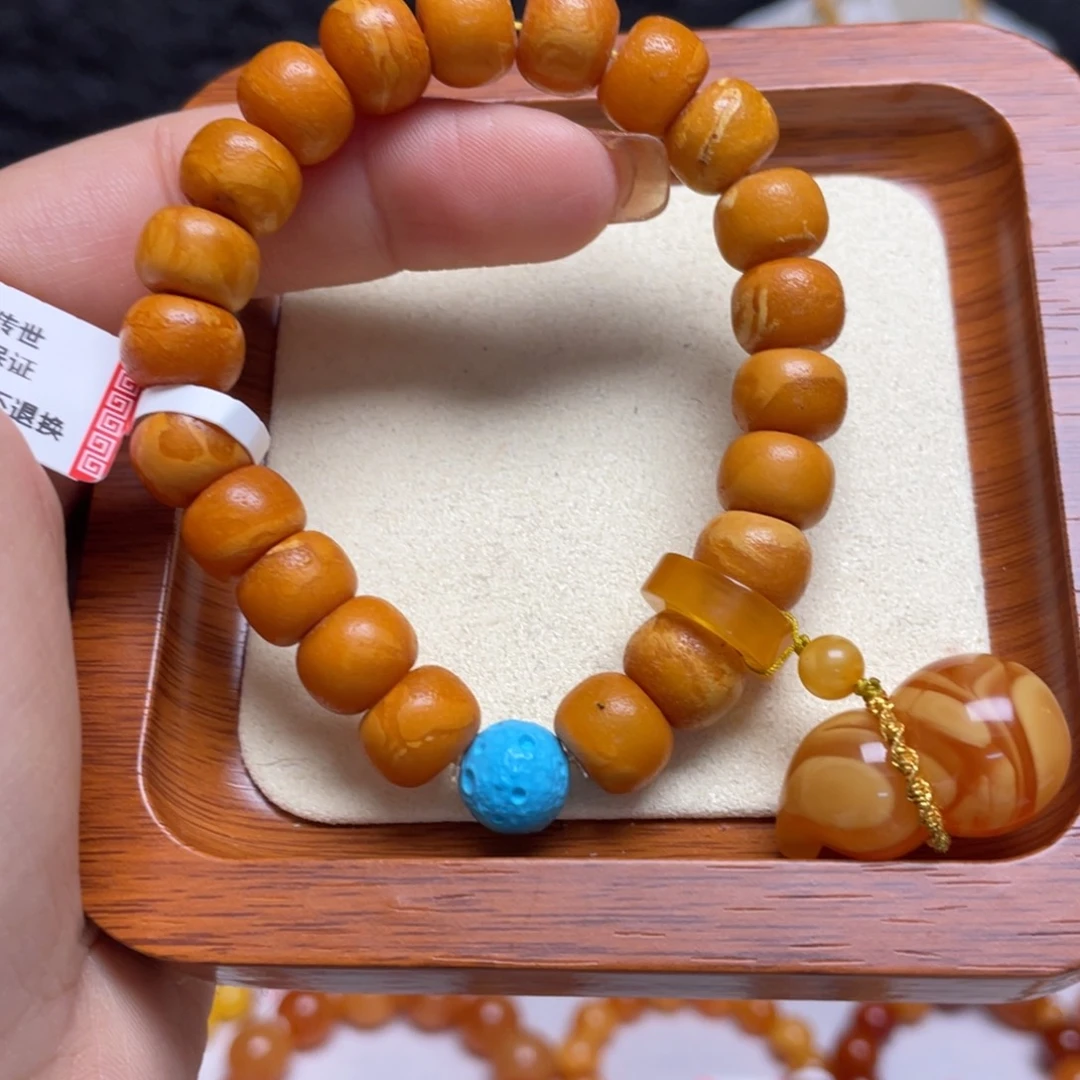 蜜蜡未镶嵌手链手串