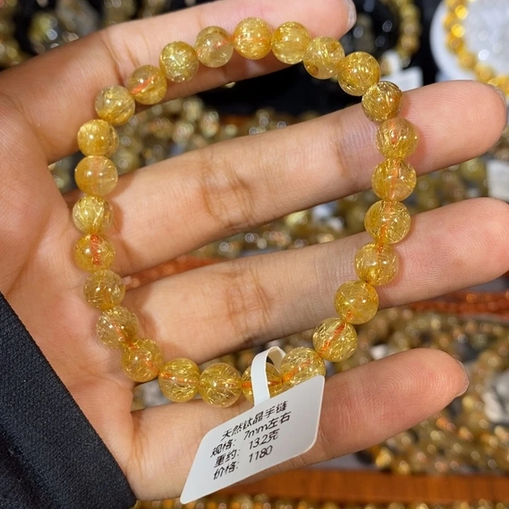 水晶未镶嵌手链手链