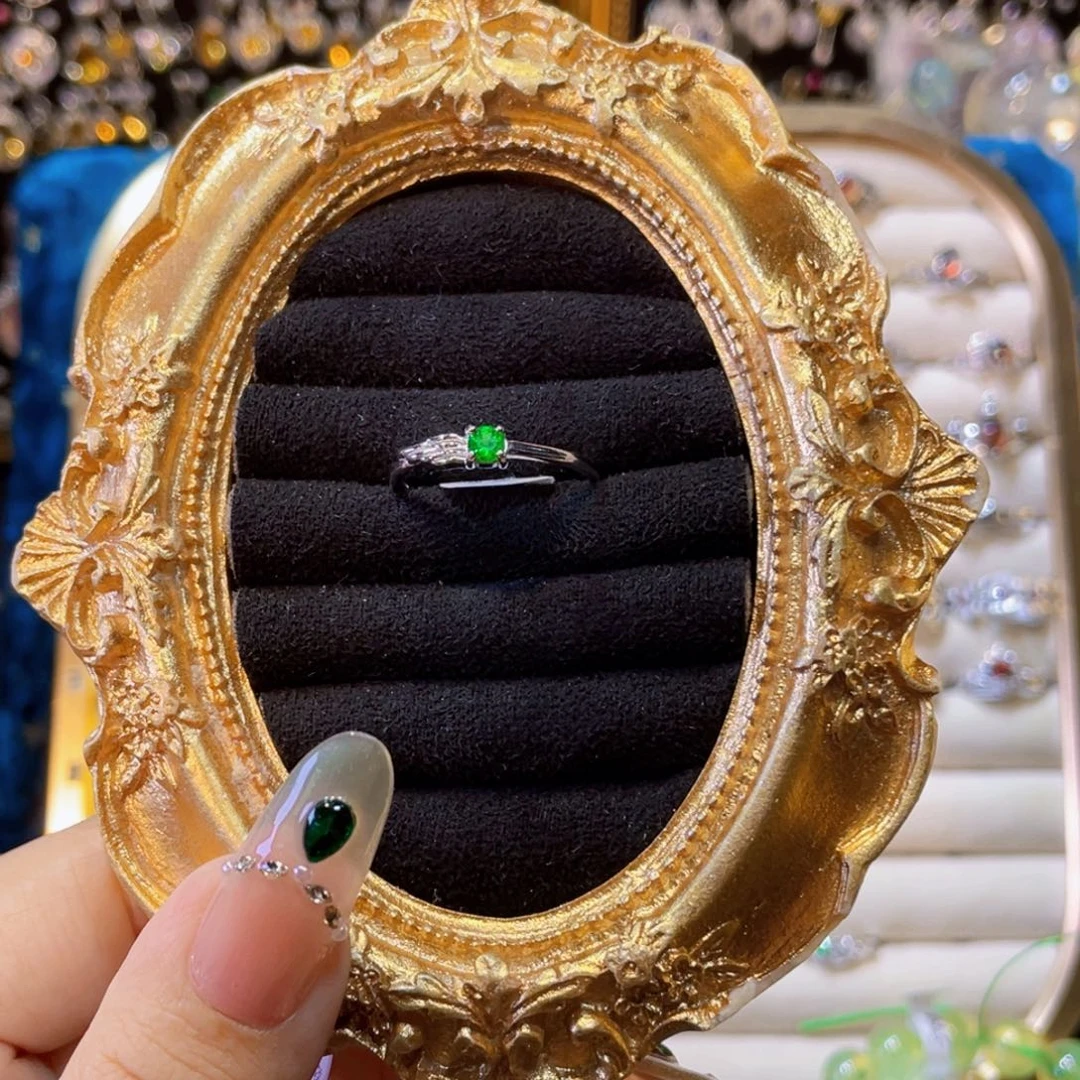 ～***～925银绿石榴翅膀戒指