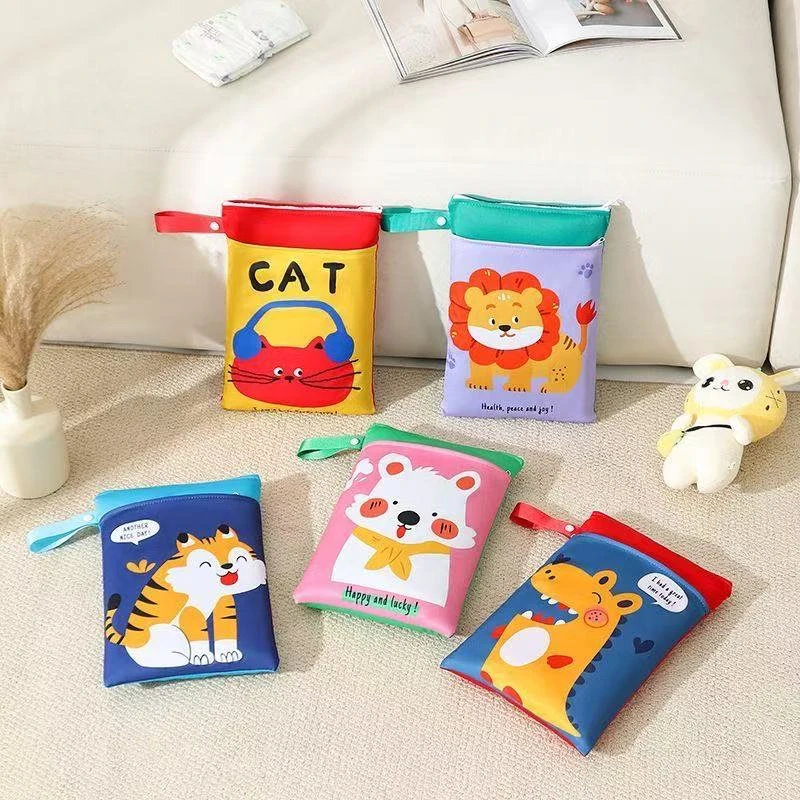 卡通可爱便携双层收纳袋防水多功能收纳袋收纳包衣物收纳耐磨