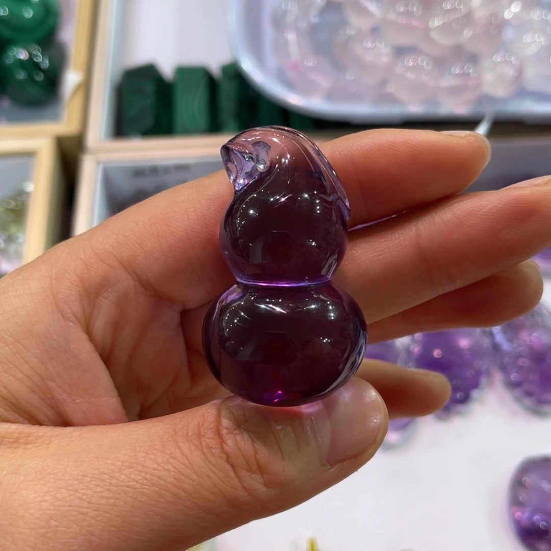 紫晶葫芦吊坠未镶嵌