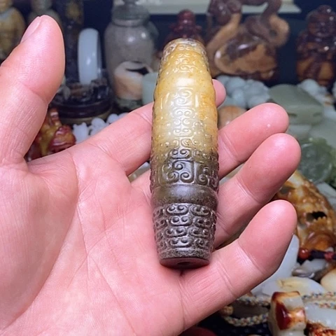 【闪购商品】和田玉挂件未镶嵌没****茶