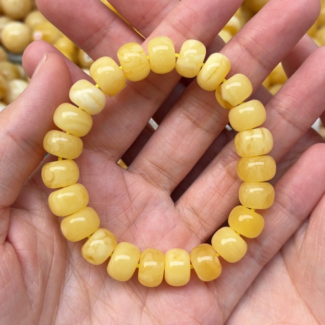 蜜蜡未镶嵌裸石10+蜜蜡手串微瑕