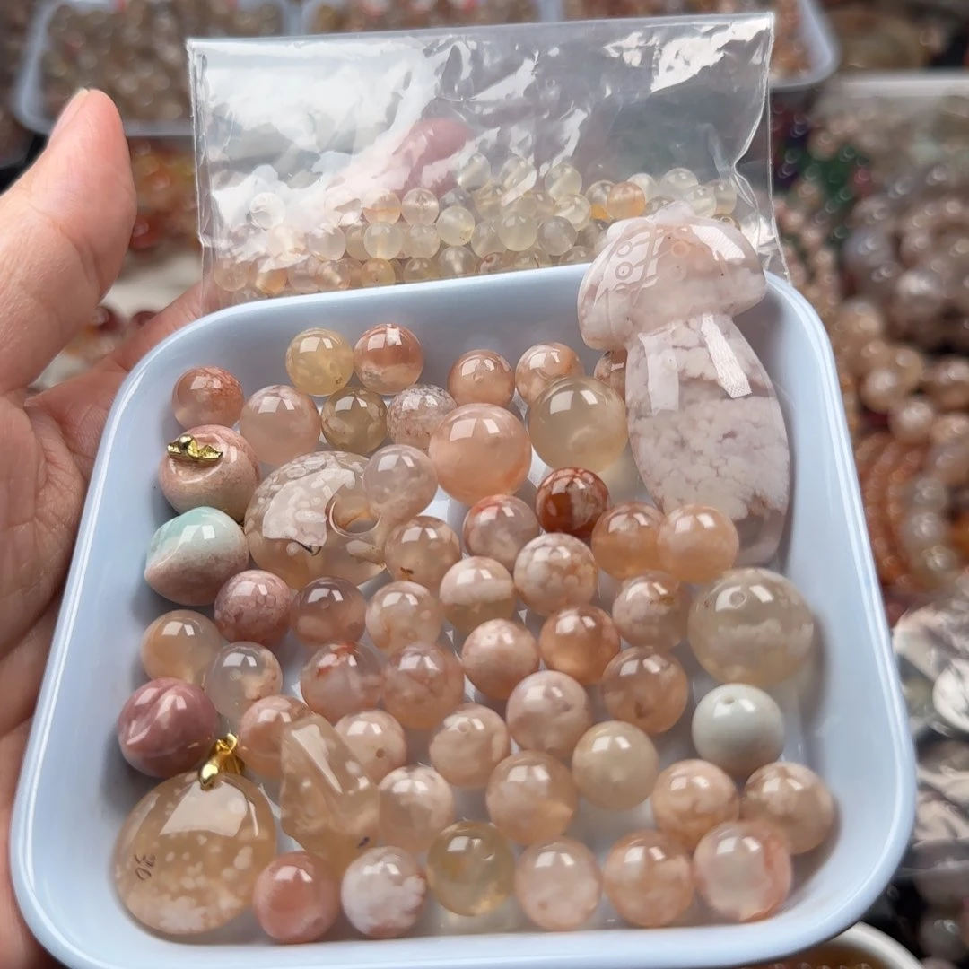 玛瑙/玉髓未镶嵌珠宝半成品甜*圈