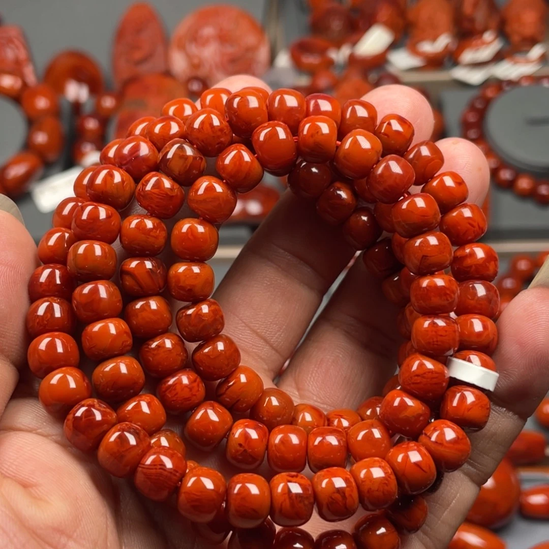 南红玛瑙未镶嵌珠宝奇石多圈8