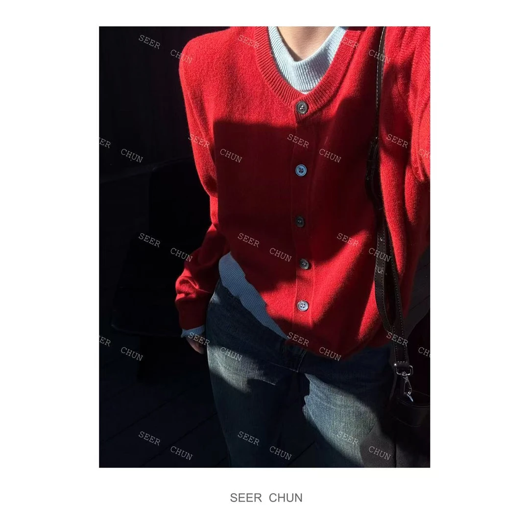 【纯纯女装】SEER CHUN高品质假两件羊毛开衫 52712