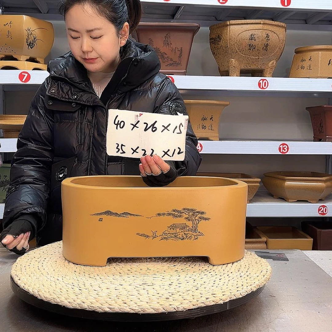 紫砂花盆紫砂花盆