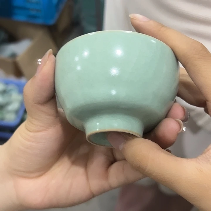 龙泉云间青瓷小米茶器