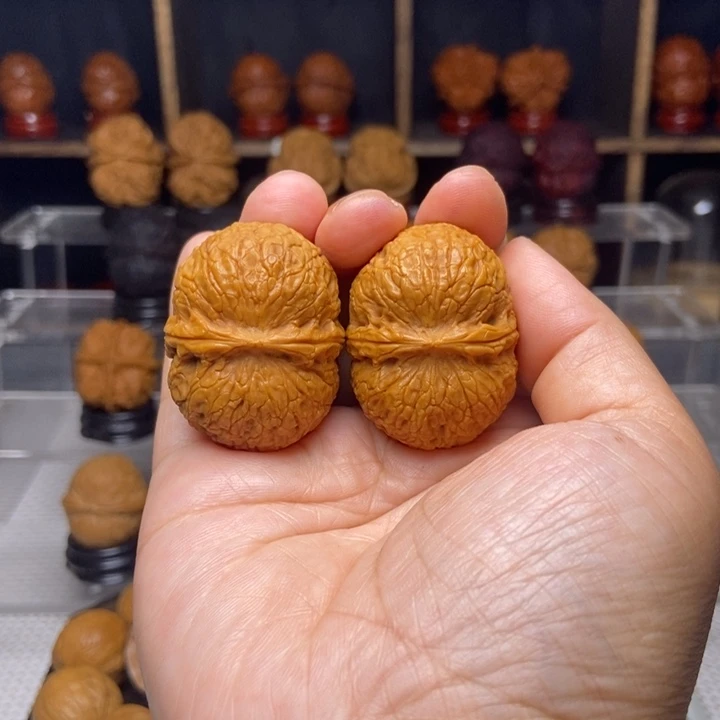 吊坠文玩核桃40黄金印