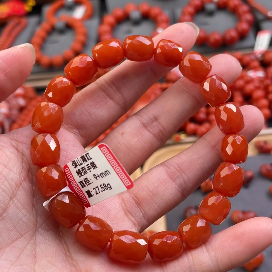 南红玛瑙手串未镶嵌