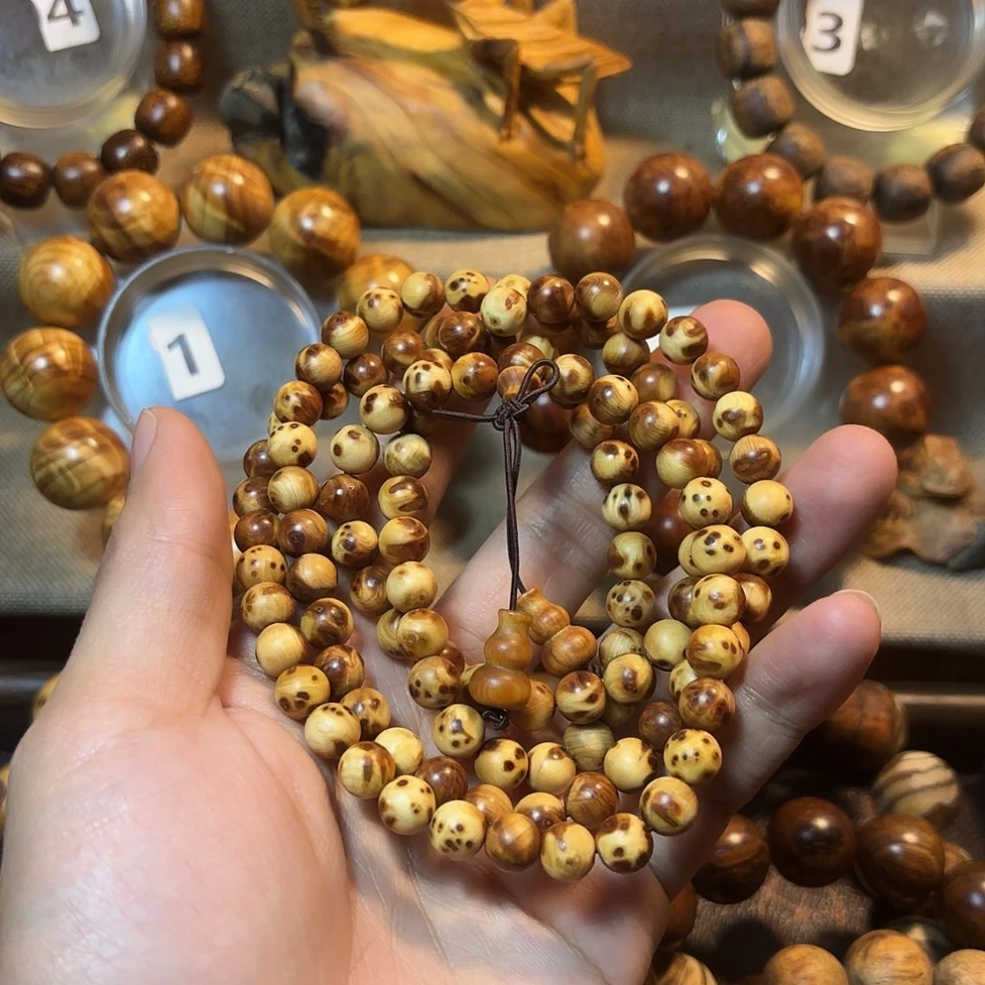 柏木（崖柏）崖柏双色0.8x108颗满留疤生料