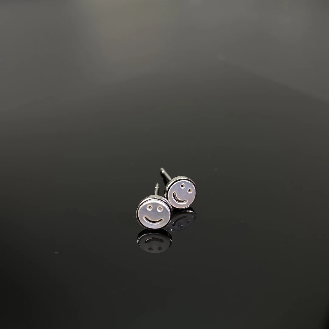 925银耳饰 S925银笑颜耳环