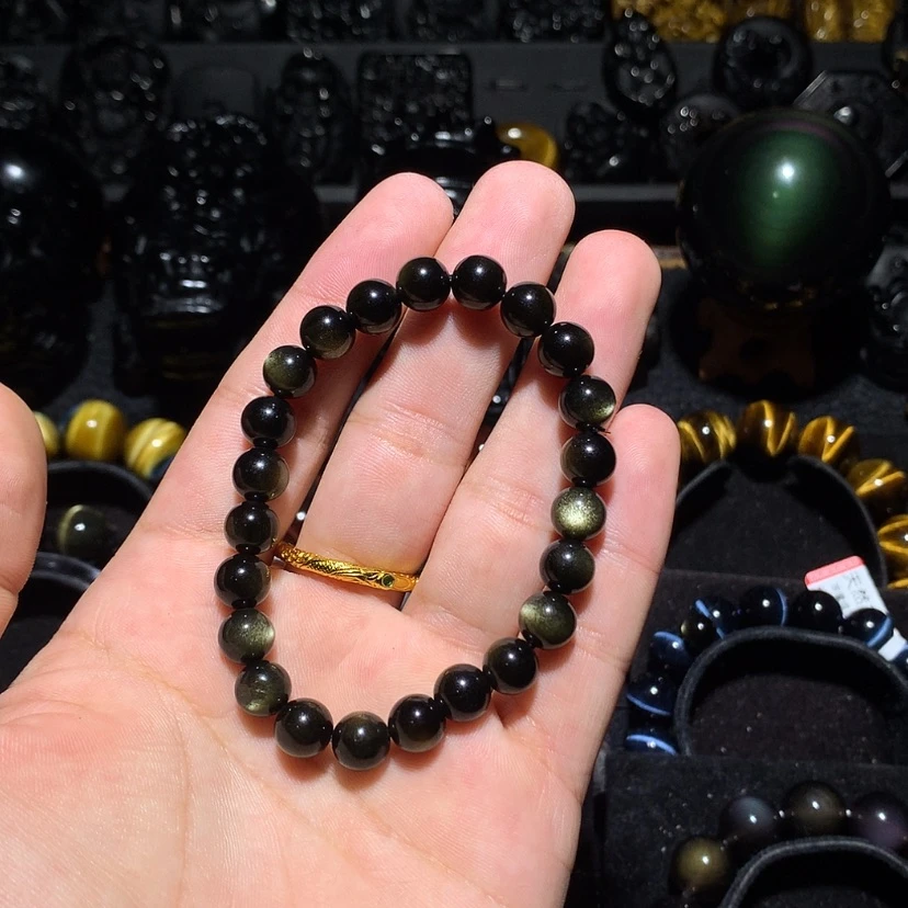 【闪购商品】未镶嵌黑曜岩珠宝奇石