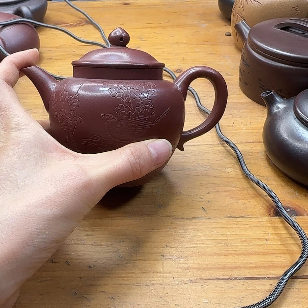 紫砂茶壶民间手艺人全手工制作