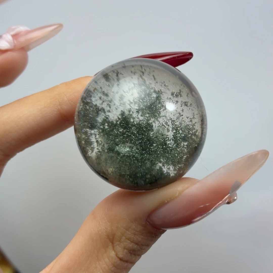 水晶珠宝半成品未镶嵌32.8mm
