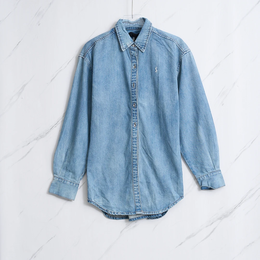 全新未使用/Ksubi女士水洗牛仔衬衫KUGU00053