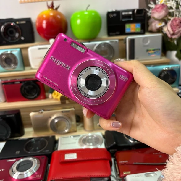9新 Fujifilm/富士 富士jx500粉色1400万像素5倍光学屏幕微黄
