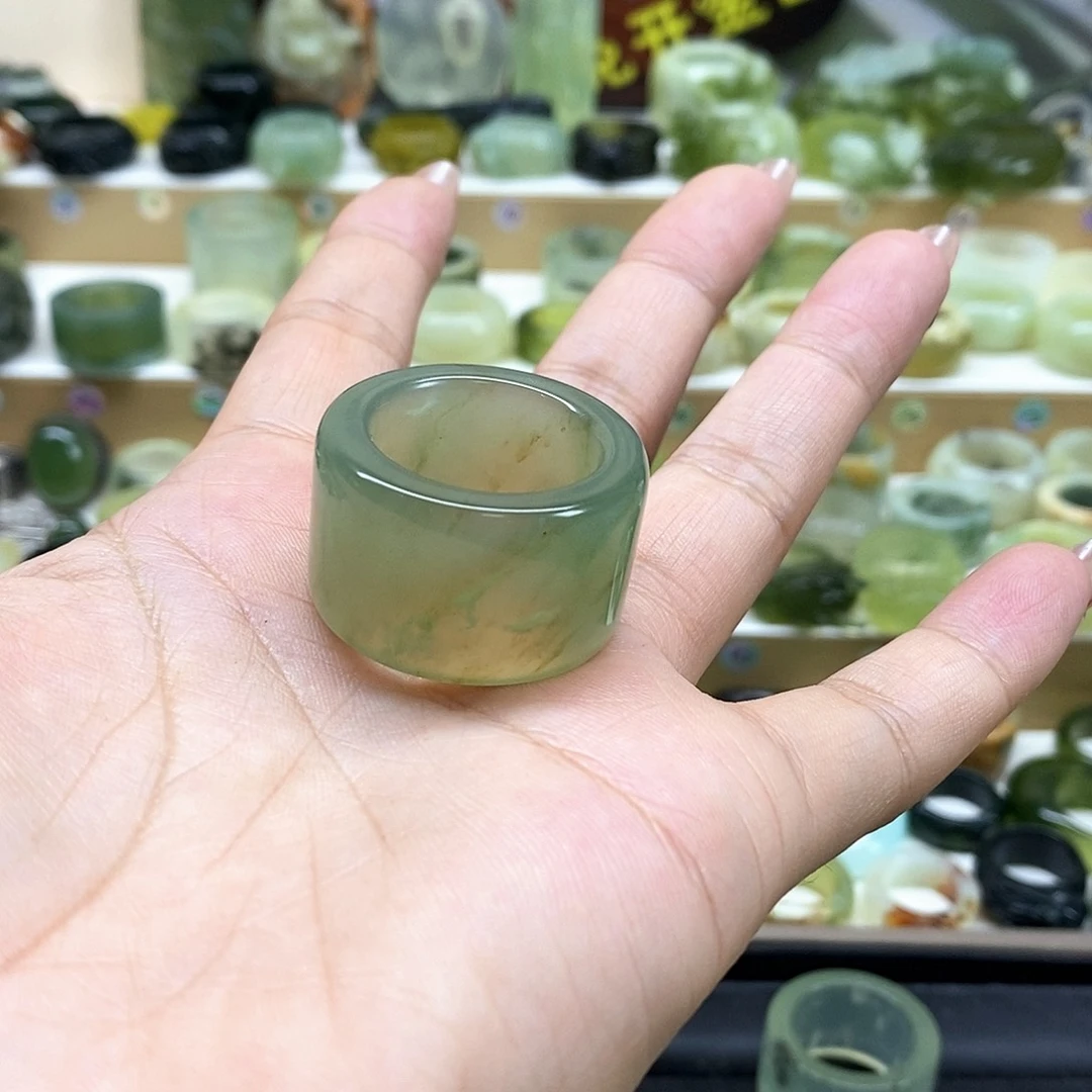 岫玉天然玉石未镶嵌M