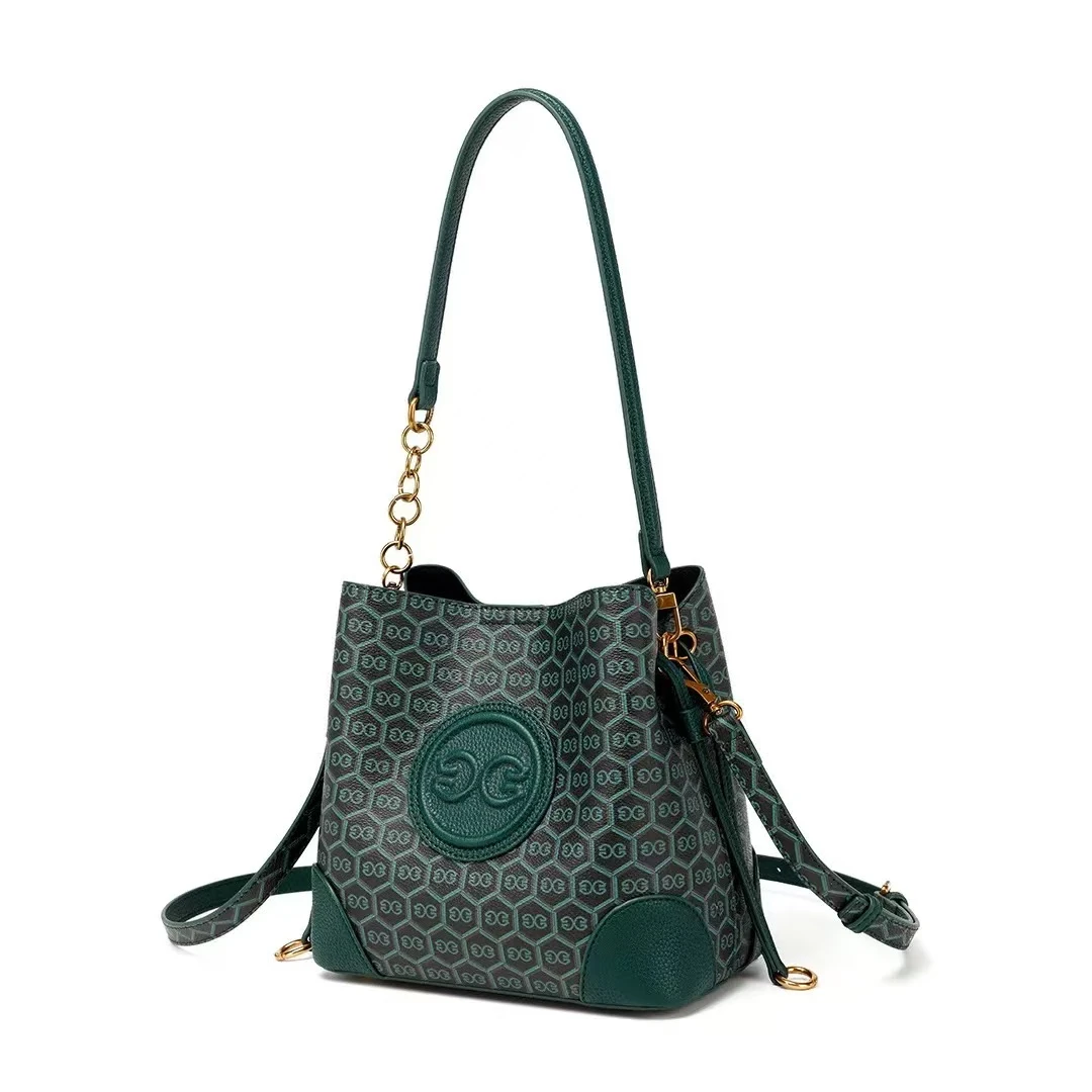 1028-水桶简约新款百搭大容量女士高颜值手提包