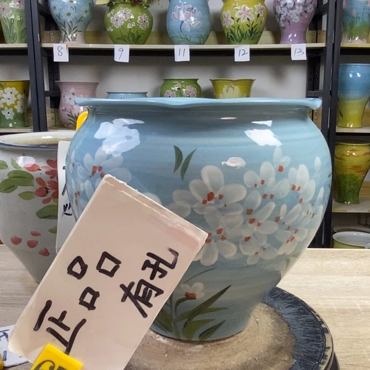 景德镇高温陶瓷花盆