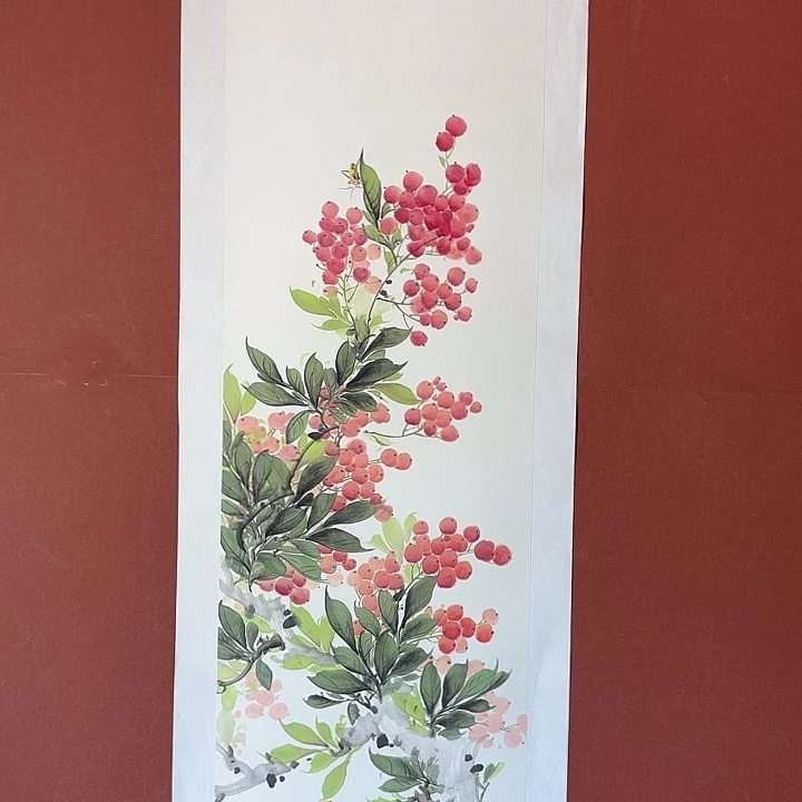 国画听兰老师花鸟