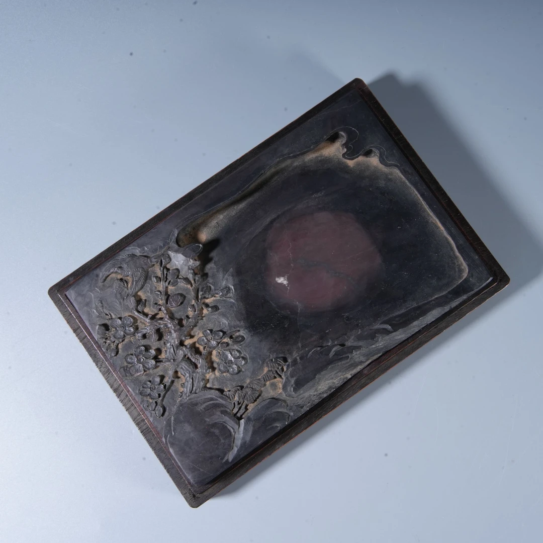 Tgz21 清代 喜鹊登梅端砚