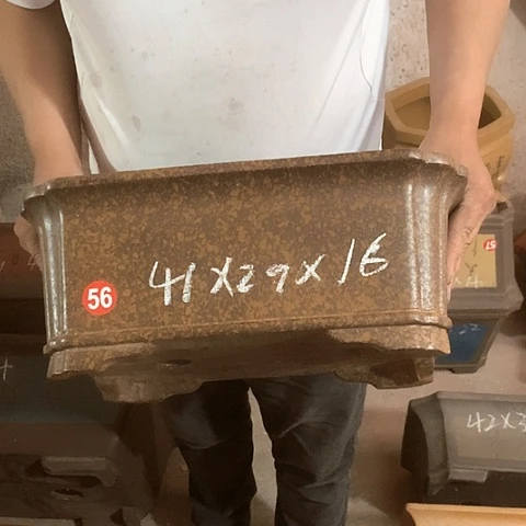 紫砂花盆手工制作