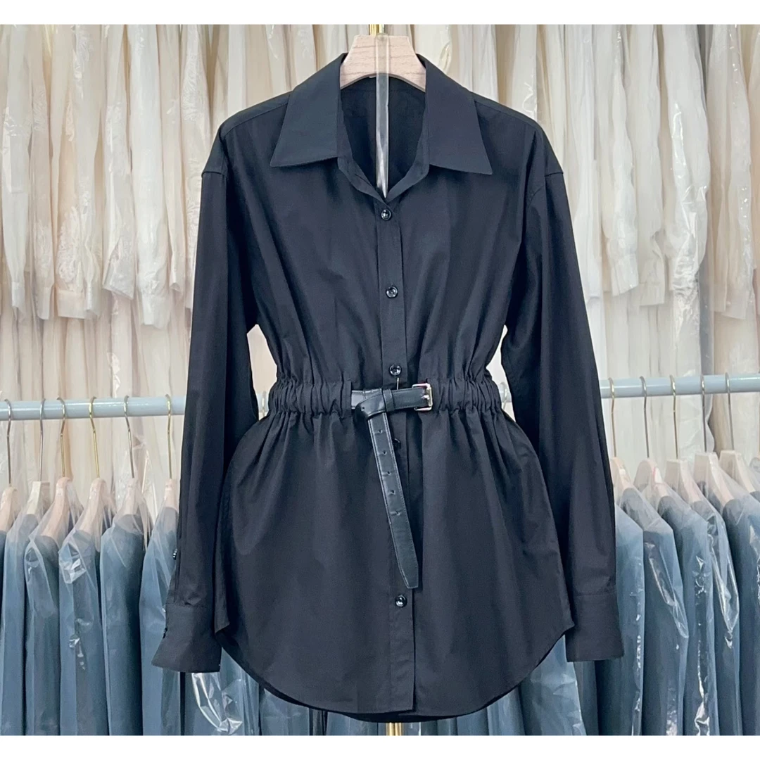 【RG3495】2025年新款时尚气质设计感百搭减龄休闲收腰显瘦优雅小衫