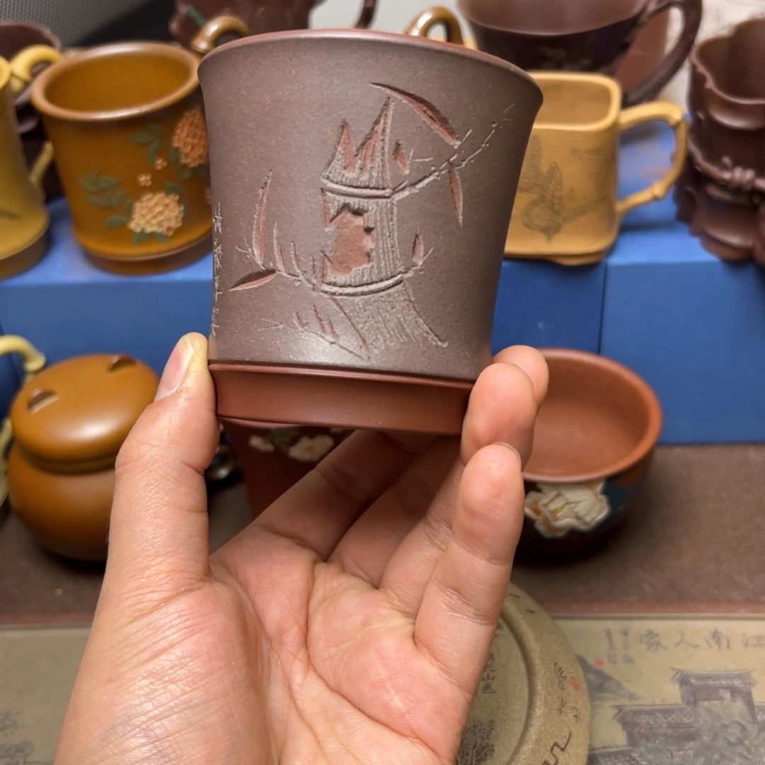 紫砂茶杯紫砂主人杯200cc