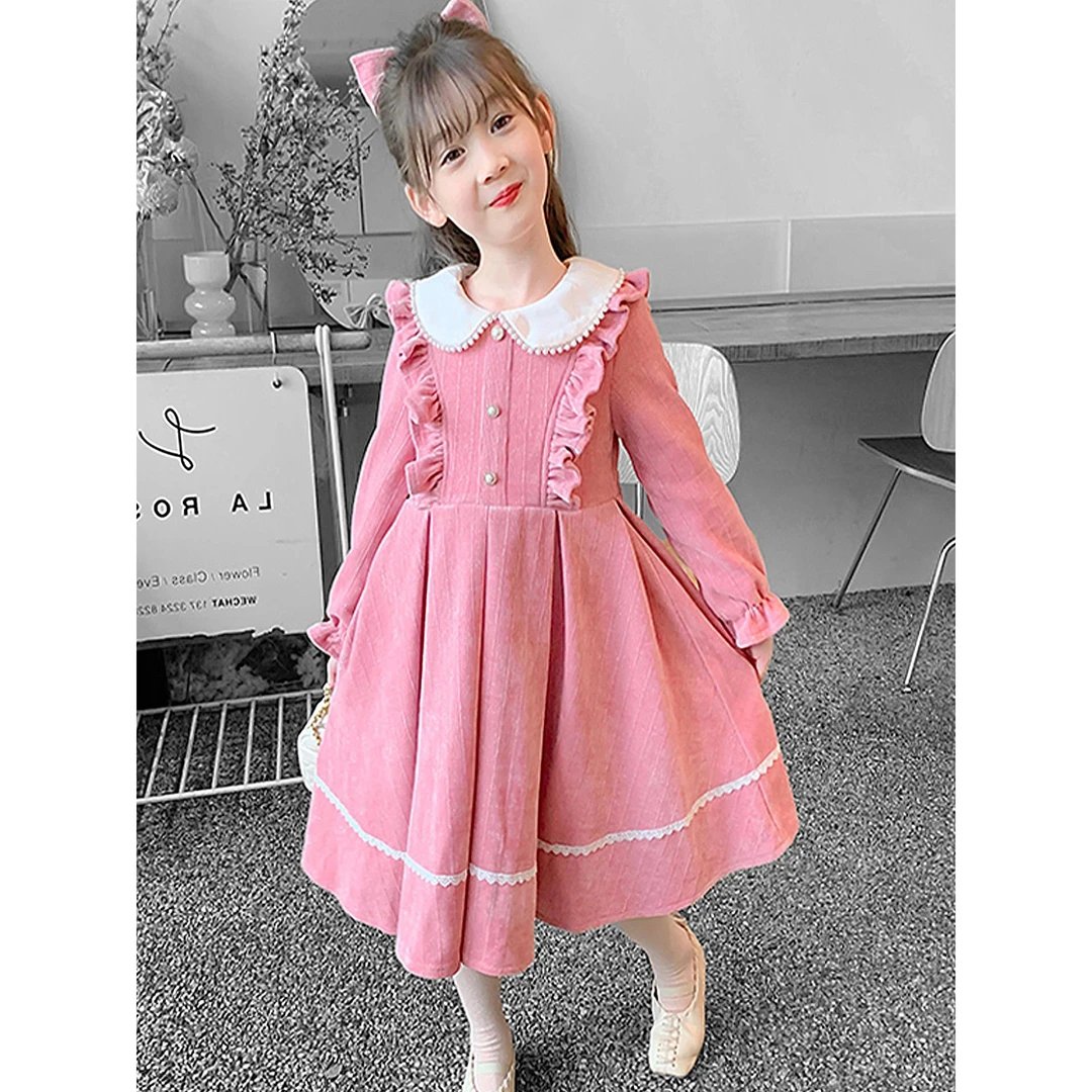 Mapping香港轻奢女童2025秋季新款洋气优雅小众高端晚礼服公主裙