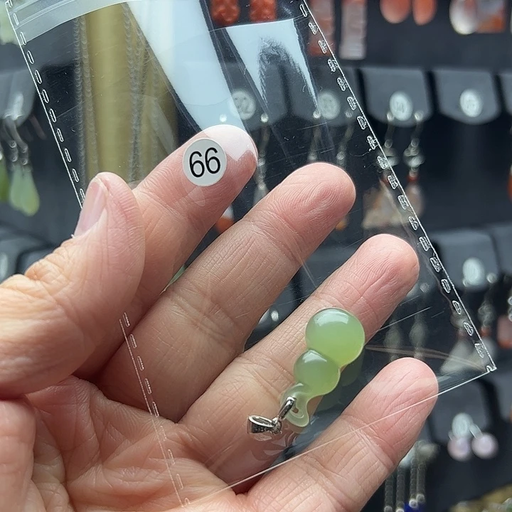 和田玉耳饰银S925镶嵌?**✨