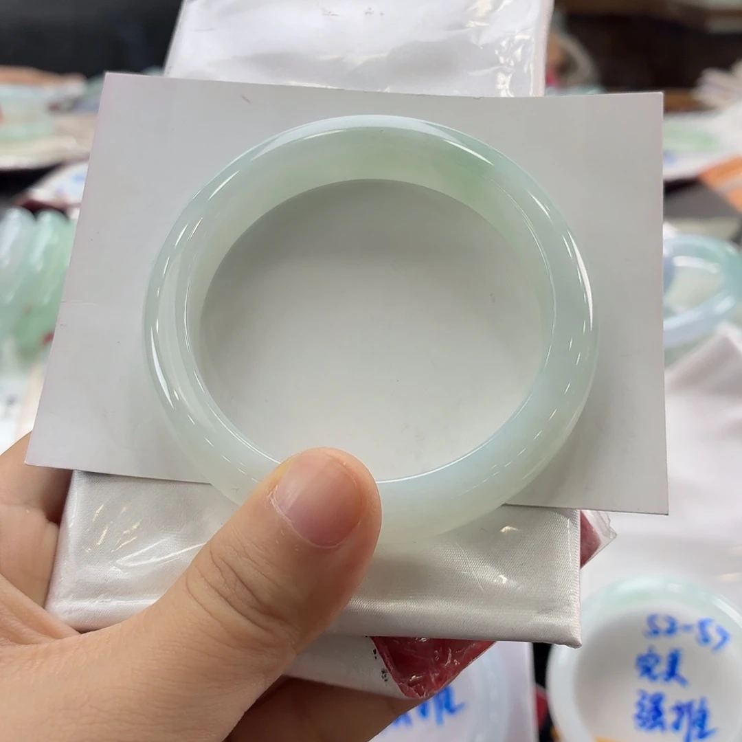 翡翠未镶嵌手镯11号