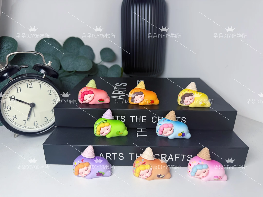 【朵朵DIY】上新~冰激凌温蒂-饮品崽崽-纯手工制作潮流小饰品
