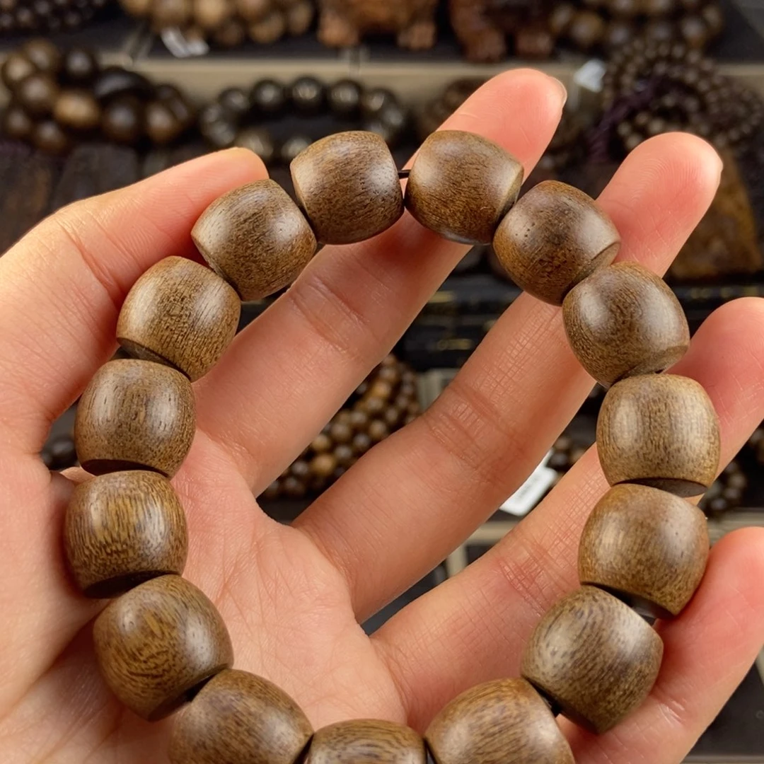 沉香手串吕*生越南芽庄白棋楠