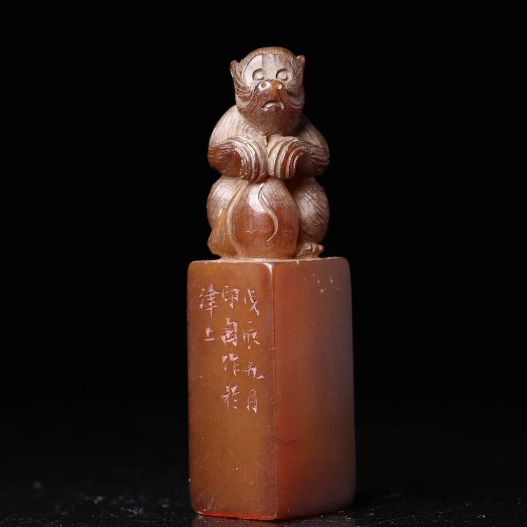 清代寿山石文房老闲章